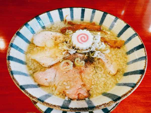 「特製鯖節生姜らーめん 塩」@中華そば 鴨福の写真