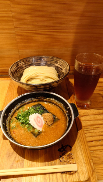 「明太煮込みつけ麺　1573円」@元祖めんたい煮こみつけ麺の写真