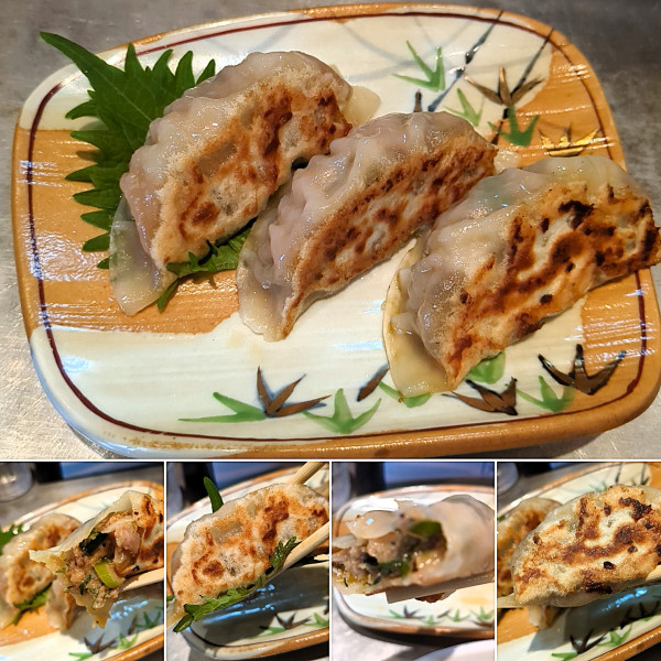 「味噌餃子(3個)　480円」@麺 やまらぁの写真