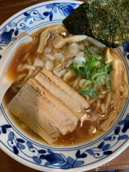 「焼あご中華そば」@らぁ麺 ばらやの写真