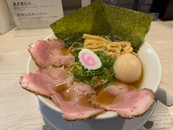 「鶏中華そば 全部のせ1200円」@鶏そば 天翔の写真