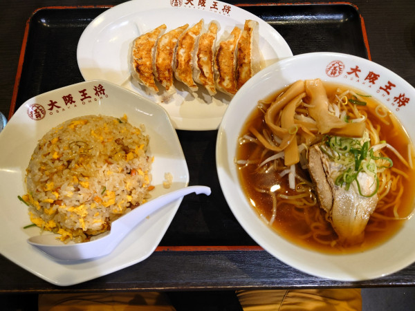 「王将セット チャーハン大盛り」@大阪王将 平和島店の写真
