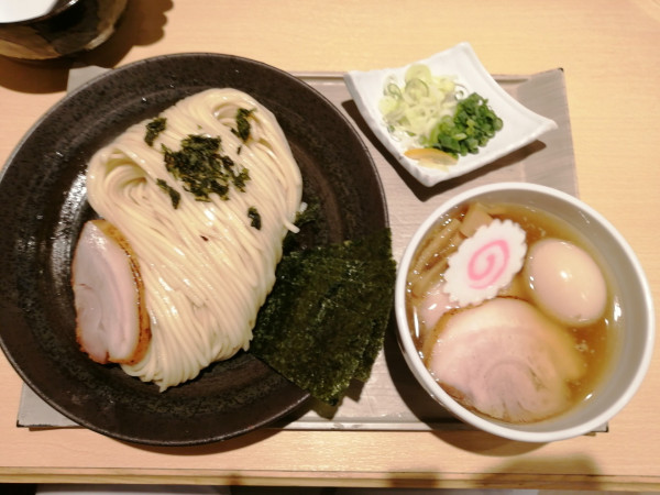 「塩つけ蕎麦 大盛＋特製盛～竹～」@つけ蕎麦 中華蕎麦 尚念 南松本店の写真