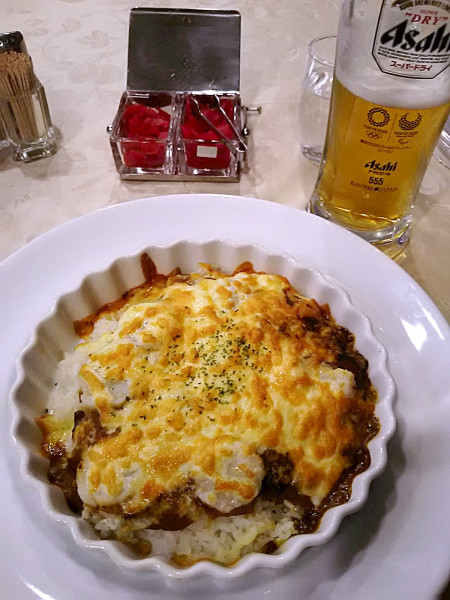 「ホタテ焼きカレー1320円」@レストラン風雪の写真