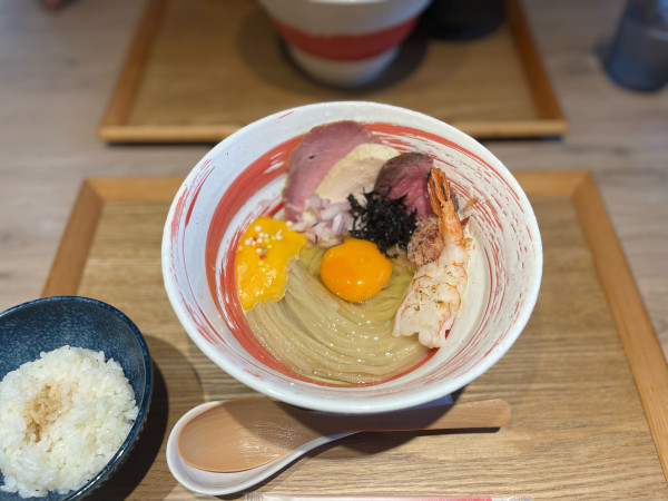 「ETM(えびたまごめん)〜追い飯付き〜」@えびそば 緋彩の写真