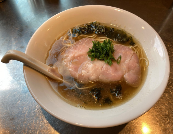 「限定しじみ香るあおさ煮干し＋和え玉」@さんじの写真