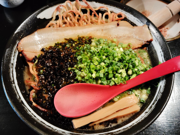 「揚げネギ焼麺」@焼麺 劔の写真