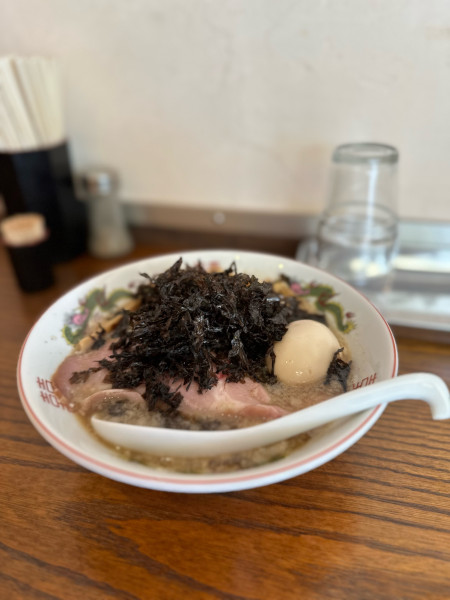 「味玉背脂煮干＋バラのり」@中華蕎麦 縁の写真