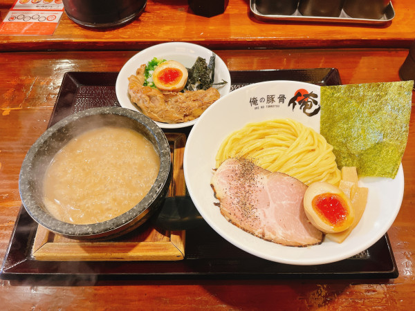 「手羽とんつけ麺+トロトロ軟骨丼」@俺のつけ麺 緑店の写真