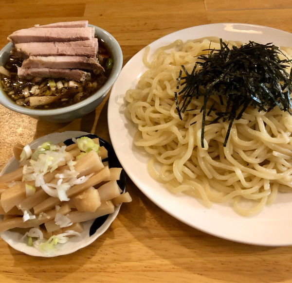 「チャーシューメンマつけそば 大盛 1400+100円」@中華つけ蕎麦 でき心の写真