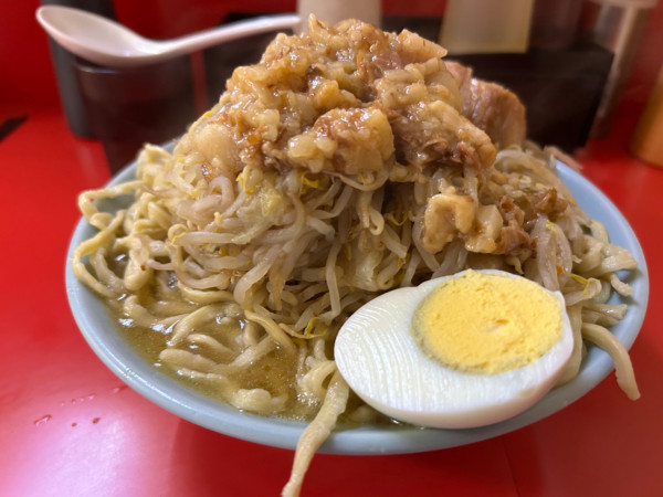 「ラーメン普通、チョイ野菜、チョイ脂」@ラーメン富士丸 東浦和店の写真