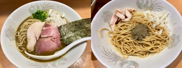 「濃厚煮干蕎麦 1050円 ＋ 和え玉 250円」@北千住煮干中華蕎麦 かれんの写真