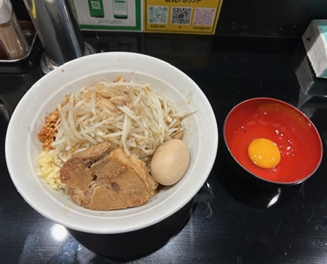 「まぜそば 200g　1,000円。」@豚ギャング 大和店の写真