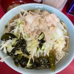小ラーメン 甘いアブラ