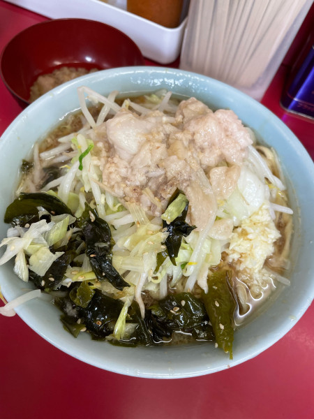 「小ラーメン 甘いアブラ」@ラーメン二郎 中山駅前店の写真