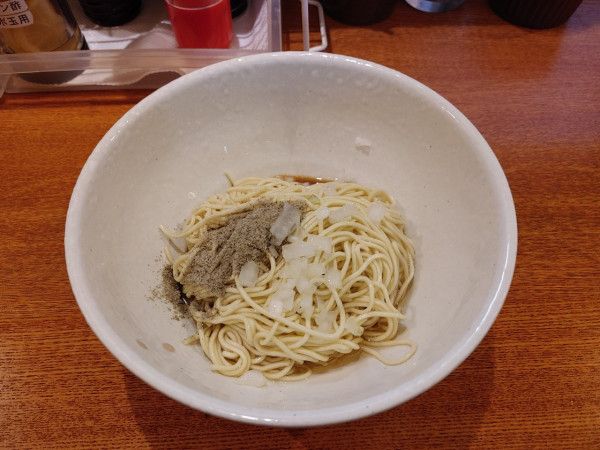 「ニボ玉　300円」@麺屋 烈の写真