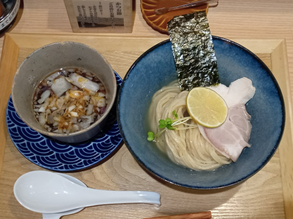 「鰹昆布水つけそば(醤油)」@中華そば 麒麟の写真