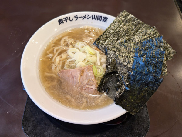 「あっさり煮干し塩ラーメン」@煮干しラーメン山岡家 荒川沖店の写真