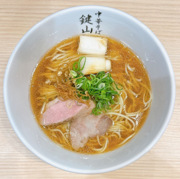 「貝と鴨の中華そば」@中華そば 鍵山の写真