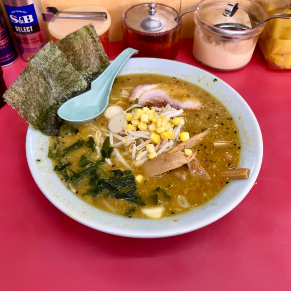 「みそラーメン￥790＋カレー粉￥50」@ラーメンショップ 犬塚本店の写真