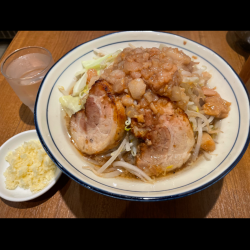 汁なし　麺カタ全部マシマシ