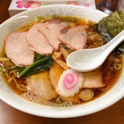 焼豚ワンタン麺　大盛
