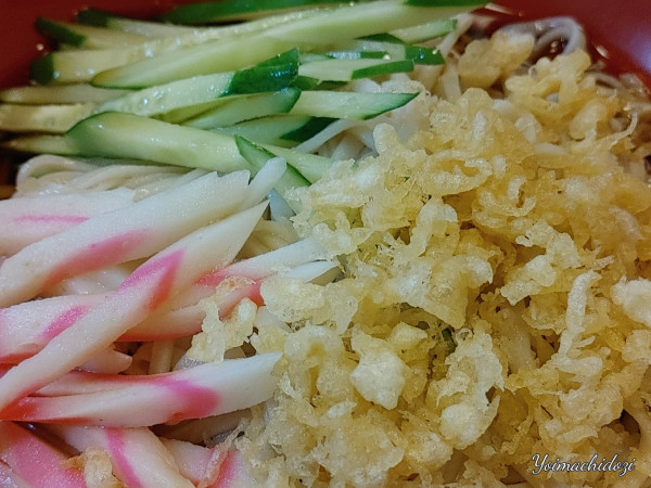 「冷やしたぬきそば（640円）」@つくばの写真