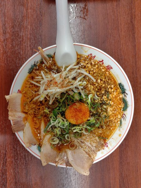 「背脂スタミナラーメン　大」@ラーメン 魁力屋 川崎新城店の写真