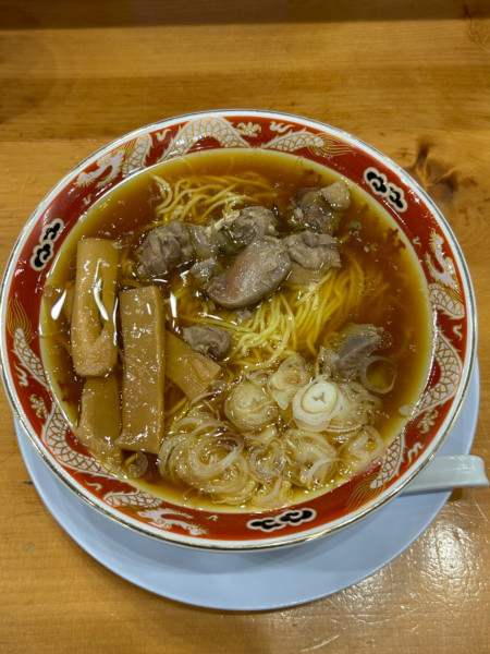 「地鶏らーめん」@らーめん秋田 ひない軒の写真