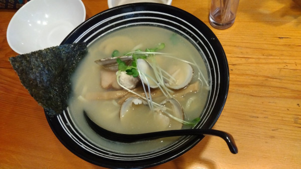 「貝出汁麺」@鮮魚鶏出汁麺 沢むらの写真
