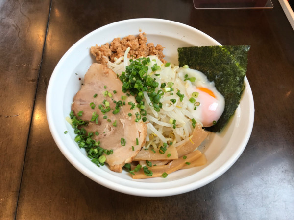 「91まぜめん大盛り無料220g(750円)」@まぜめん91 神峰店の写真