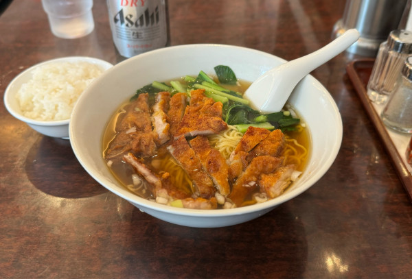 「パイコーメン¥800、小ライス¥150」@宝楽園の写真