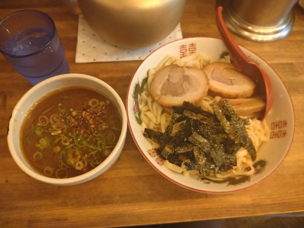 「特製カレーつけ麺1200-」@濃厚豚骨 くまめん 神田店の写真