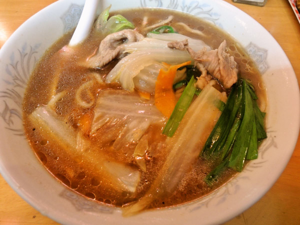 千福手打ちラーメン（850円）＋特製ギョウザ（500円）