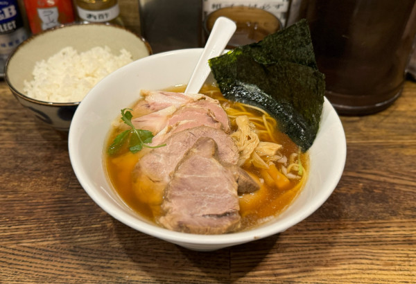 「特製平子煮干そば ¥1200、ライス ¥150」@新橋 纏の写真