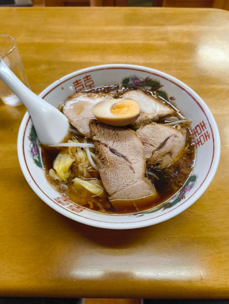 「チャーシューワンタンメン　1100円」@中華料理 喜楽の写真