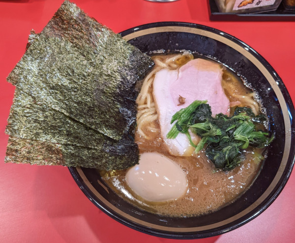 「ラーメン + 味玉」@横濱家系ラーメン 二代目野中家の写真