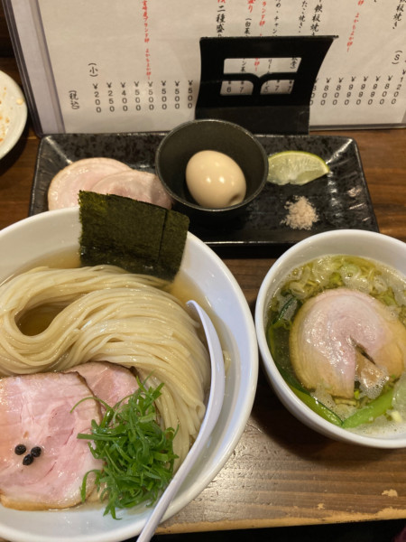 「特製塩つけ麺」@だれやめやの写真