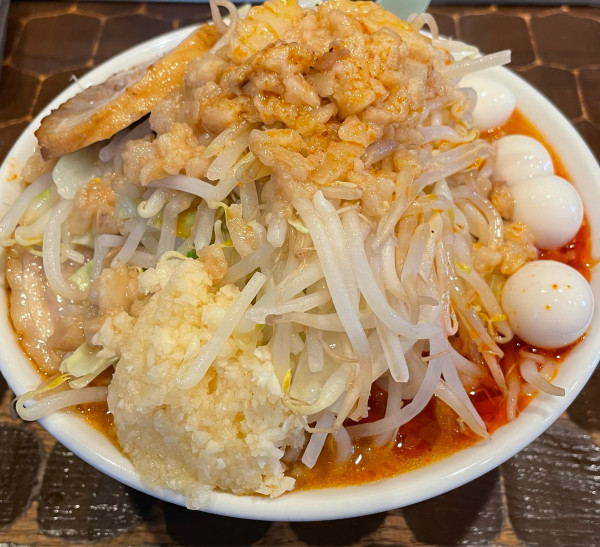 「辛豚そば」@茨城豚そば 特龍 本店の写真