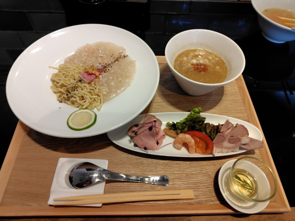 「フィッシュツケメン1200円（オマール海老の餡かけつけ麺）」@Fishmenの写真