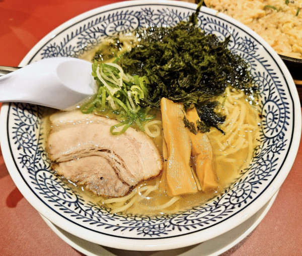 「磯海苔塩ラーメン＋チャーハンセット」@丸源ラーメン 我孫子店の写真