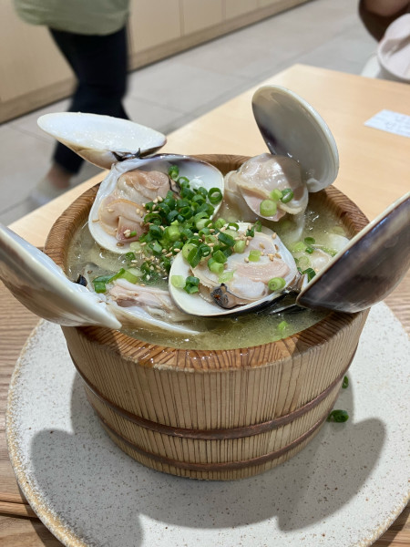 「ハマグリラーメン」@常総いなほ食堂の写真