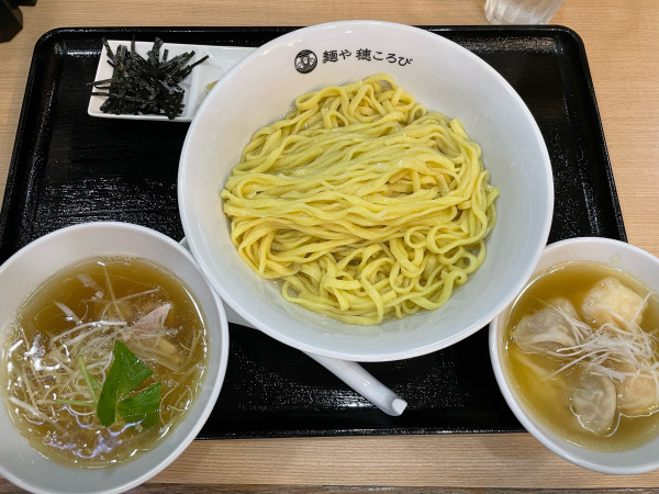 「ミックスワンタンつけ麺」@麺や 穂ころびの写真