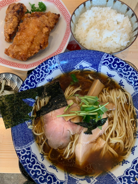 「トリコそば980円 唐揚げライス400円」@トリコ食堂の写真