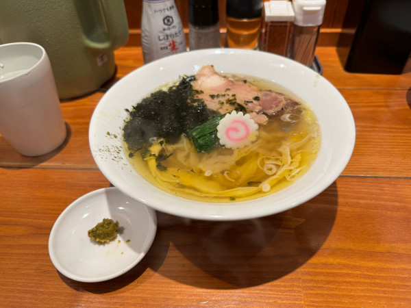 「塩そば（ピロ麺&濃いめ）」@麺屋 真心の写真