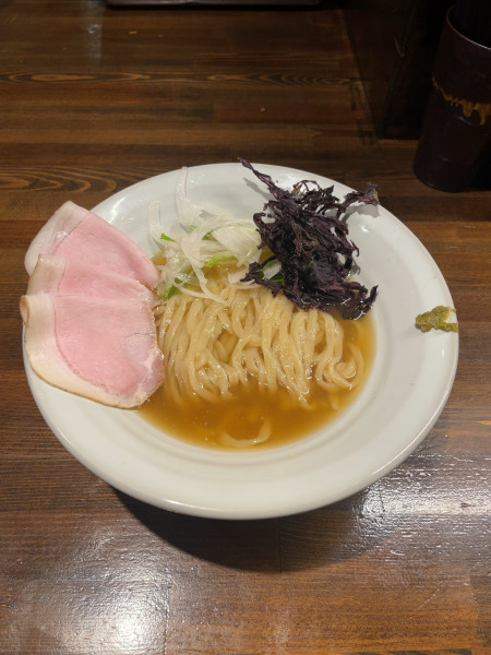 「冷やし煮干（1000円）」@麺や一芯の写真