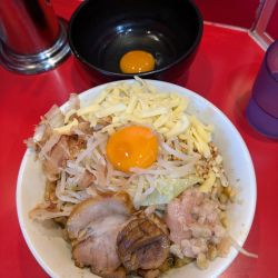 まぜそばミニ＋生卵