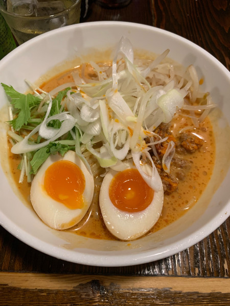 「味付玉子入り冷やし坦々麺」@がら屋の写真