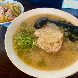 ネギラーメン アブラ多め  ネギ丼