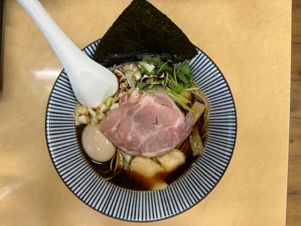 「特製煮干しそば（黒醤油）」@中華そば よしかわの写真